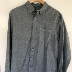 Outerknown Light Charcoal Gray Shirt Mens sz M